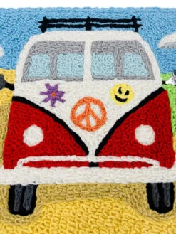 VW Touring Jellybean Rug 20" X 30" -Christmas Decoration JBTF013 2 47746.1649790250