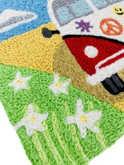 VW Touring Jellybean Rug 20" X 30" -Christmas Decoration JBTF013 3 39682.1649790253