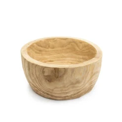 Deep Wood Carved Bowl (Pick Up Only)