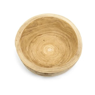 Deep Wood Carved Bowl (Pick Up Only) 4 Deep Wood Carved Bowl (Pick Up Only) - Image 2