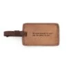 "We Have Nothing To Lose And The World To See" Leather Luggage Tag -Christmas Decoration LJ189