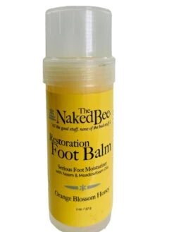 Naked Bee Orange Blossom Honey Restoration Foot Balm 2oz