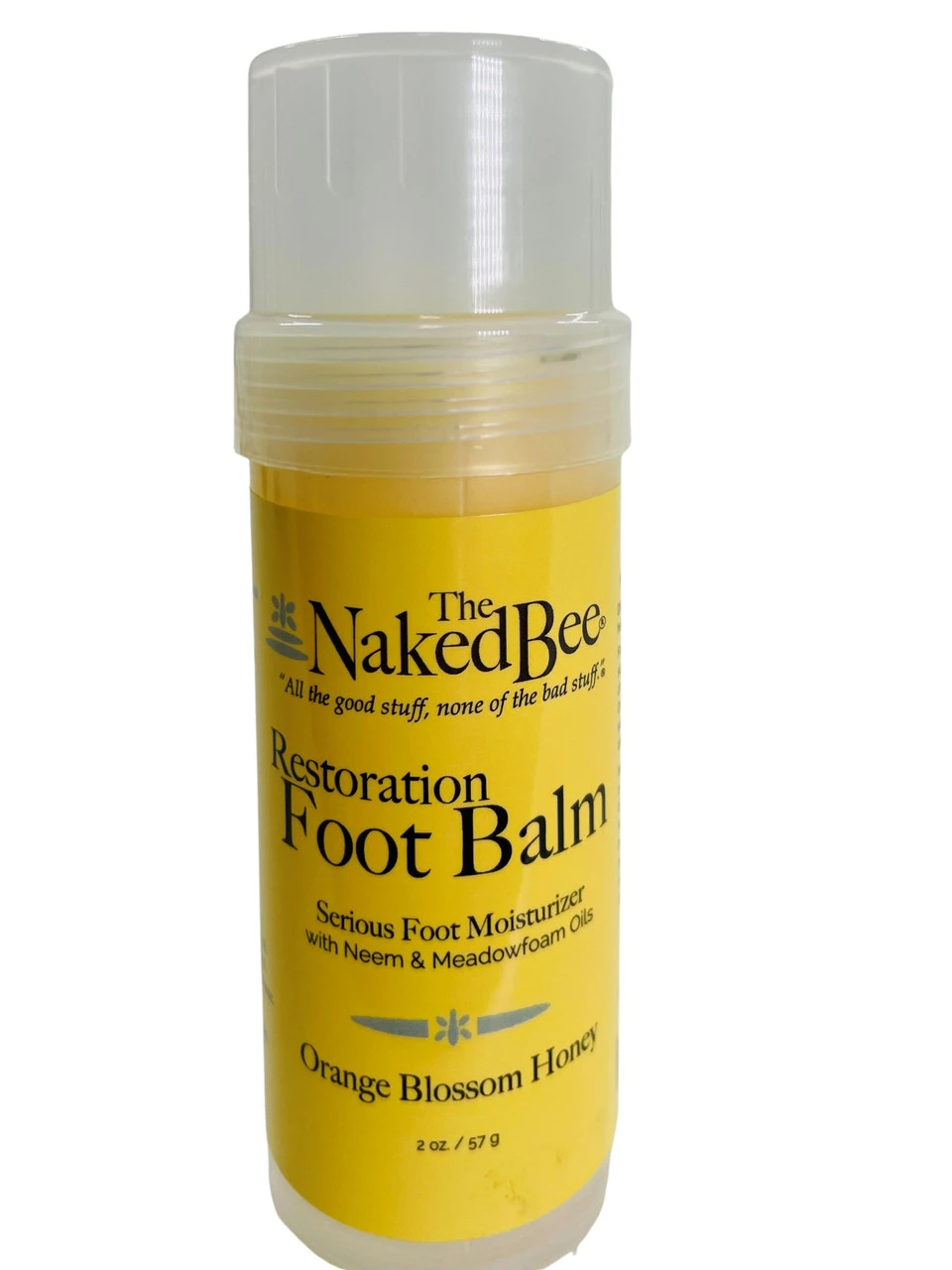 Naked Bee Orange Blossom Honey Restoration Foot Balm 2oz 3 Naked Bee Orange Blossom Honey Restoration Foot Balm 2oz