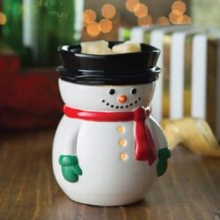 Frosty Snowman Illumination Fragrance Wax Melt Warmer By Candle Warmers Etc