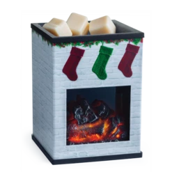 Holiday Fireplace Illumination Fragrance Wax Melt Warmer By Candle Warmers Etc -Christmas Decoration PRODUCTIMAGE4013MAR