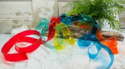 Ribbon PVC Jelly Poppy Red 1.5" X 10YD -Christmas Decoration PVC GEL RIBBON LIFESTYLE 89705.1612990191