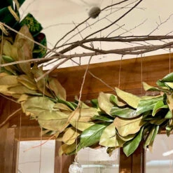 77.5" Classic Grand Magnolia Garland By Porch View Home (Pick Up Only) -Christmas Decoration Phdxma220131