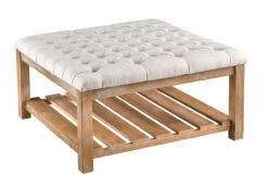 Square Tufted Cocktail Ottoman 36"