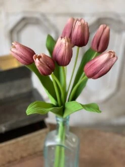 Tulip Time Bundle, Real-Touch Blooms, Aurora, 14.5"