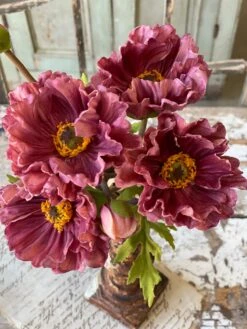 Poppy Bundle, Dusk, 13" -Christmas Decoration RH40032