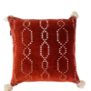 Toss Pillow Woven Chenille Rust Natural 20" X20" 2 Toss Pillow Woven Chenille Rust Natural 20" X20" -Christmas Decoration RO211336 removebg 45552.1634152412