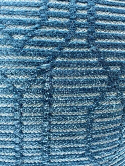 MasterWeave Toss Pillow Woven Geometric Teal Blue Chenille 19" Square 12 MasterWeave Toss Pillow Woven Geometric Teal Blue Chenille 19" Square -Christmas Decoration RO21MS96MW Fabric Swatch 63990.1677687898