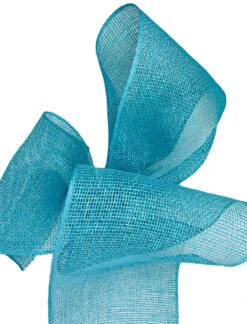 Ribbon Poly Burlap Mesh Turquoise 10" X 10yd -Christmas Decoration RP810082 3 39871.1612991337