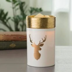 Golden Stag Illumination Fragrance Wax Melt Warmer By Candle Warmers Etc -Christmas Decoration RWGST Table LR 84279.1641844581.1280.1280 536x536 1