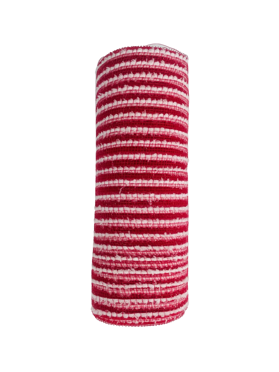 Ribbon Snowdrift Mesh 10.5" X 10Yd Red White 3 Ribbon Snowdrift Mesh 10.5" X 10Yd Red White