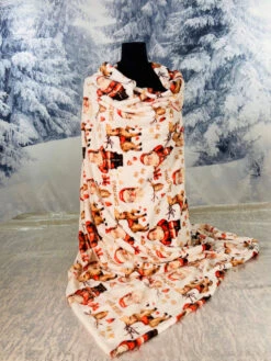 Santa Throw Multi-Color -Christmas Decoration Santa 3 04706.1665430816