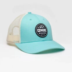 The Okie Brand Hat, Tatanka, Seafoam & Cream