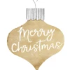 "Merry Christmas" Ornament Large Door Wall Hanger, By Mud Pie (Pick Up Only)
