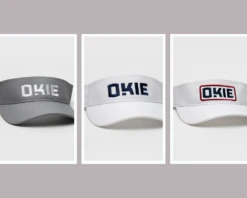 The Okie Brand Visor, JetSet Visor, Three Color Options