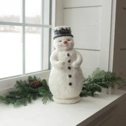 Red Nose Snowman Figure, 2 Size Options -Christmas Decoration WS202490 3 77523