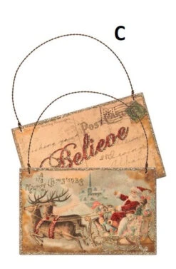 Vintage-Inspired Santa Postcard Double-Sided Christmas Ornament, 3 Style Options 11 Vintage-Inspired Santa Postcard Double-Sided Christmas Ornament, 3 Style Options -Christmas Decoration c 4022bcb4 2ab6 41f8 a73d b000bb64aa3e