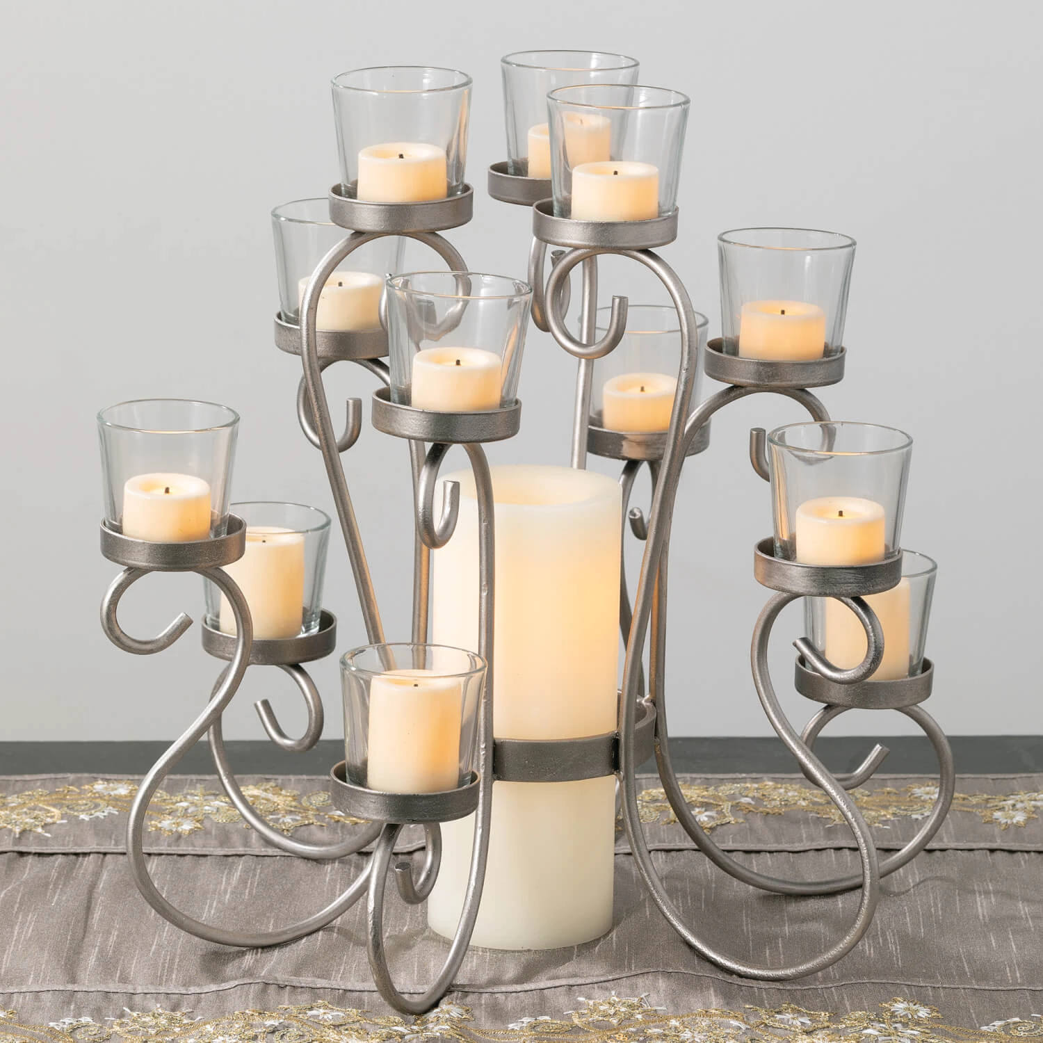 Mini Votive Candles, Cream, Set Of 9 4 Mini Votive Candles, Cream, Set Of 9 - Image 2