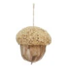 JuJube Bark Acorn Ornament, 5.5" -Christmas Decoration cf3412