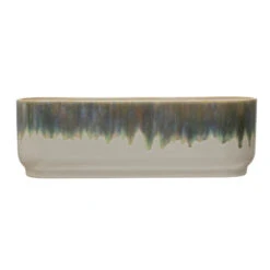 Stoneware Window Planter With 3 Sections