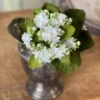 Kalanchoe Bush, White, 9" -Christmas Decoration fh8920wh