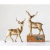 Gold Standing Resin Deer, 2 Style Options (Pick Up Only) -Christmas Decoration fredlxgvnxrd