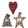 Tartan Plaid Christmas Shape Cotton Pillow, 3 Style Options -Christmas Decoration image 351c14a8 c5ec 48a8 bb5a 04ab500e7842