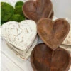 Heart Shape Carved Wood Bowl, Small -Christmas Decoration image 3b56038f 2d78 4ce3 99e2 637526453208