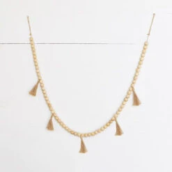 Bead And Fringe Garland, 48”