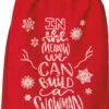 “In The Meadow We Can Build A Snowman” Kitchen Dish Towel -Christmas Decoration image 5212076d 0797 4a3c 9088 14772ec6863f