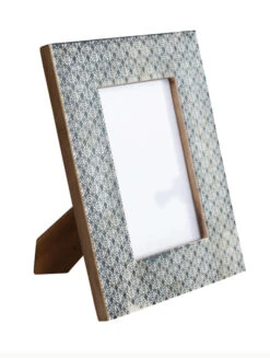 Resin & Glass Photo Frame With Pattern, Charcoal -Christmas Decoration image 632f992c 9b78 4bf2 9feb dea23c406d3c