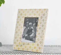 Moroccan Design Wood Photo Frame