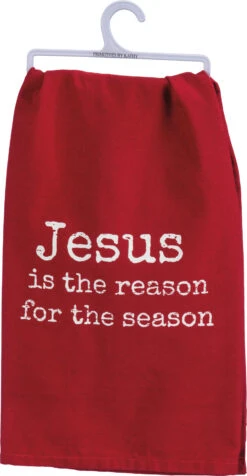 Jesus Is The Reason For The Season Kitchen Towel