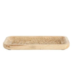 Hand-Carved Mango Wood Tray -Christmas Decoration image b42d4625 f101 483f 916f 8febddcca51e