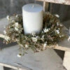 Chalice Blooms Candle Ring, Cream, 12" -Christmas Decoration image bc828557 f9df 422b ab6b ffff591de3b8