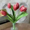 Tulip Time Bundle, Real-Touch Blooms, Carmine, 14.5” -Christmas Decoration image c93630a9 4ef3 4718 9228 3654f2d7516c