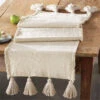 90" Ivory Ponchaa Table Runner By Mud Pie 2 90" Ivory Ponchaa Table Runner By Mud Pie -Christmas Decoration image cc73c92d 86c1 4609 a689 2a69d22ba4e1