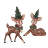 Vintage Look Reindeer With Bottle Brush Tree, 12”, 2 Size / Style Options (Pick Up Only) -Christmas Decoration image ef645e88 11ae 44db 8a6e fcd31367ec57