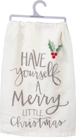 Have Yourself A Merry Christmas Kitchen Towel -Christmas Decoration image f353f10c dc2c 411d 85e7 3d9ad4bdbc07