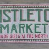 Mistletoe Market Metal Sign -Christmas Decoration ns145