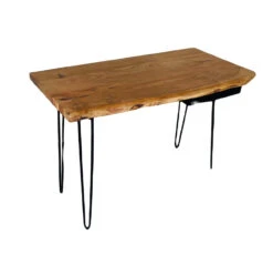 Wood And Steel Writing Desk -Christmas Decoration thumbnail 53413CC on white.jpg 2 01331.1617030185