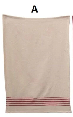 Woven Cotton Christmas Kitchen Towel, Red, 3 Style Options -Christmas Decoration xm6938aa