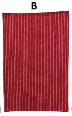 Woven Cotton Christmas Kitchen Towel, Red, 3 Style Options -Christmas Decoration xm6938aab