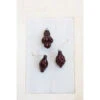 Embossed Mercury Glass Kugel Shape Ornament, Burgundy, 3 Style Options -Christmas Decoration xm9512a 1