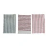 Christmas Kitchen Tea Towel With Stripes/Grid Pattern Style Options, 3 Style Options -Christmas Decoration xs3353a
